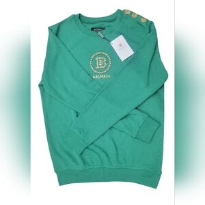 NWT - Balmain Green Women's Sweater - Size Large